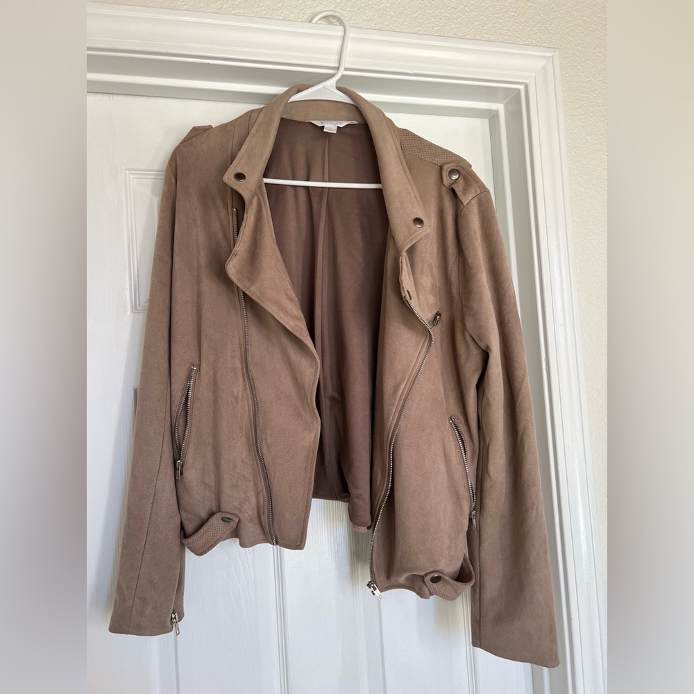 Faux suede blazer/jacket